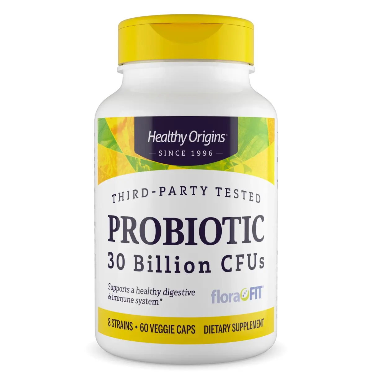 Healthy Origins Probiotic 30 Billion CFUs 60 Veggie Capsules | Supports Gut & Immune Health - main product image