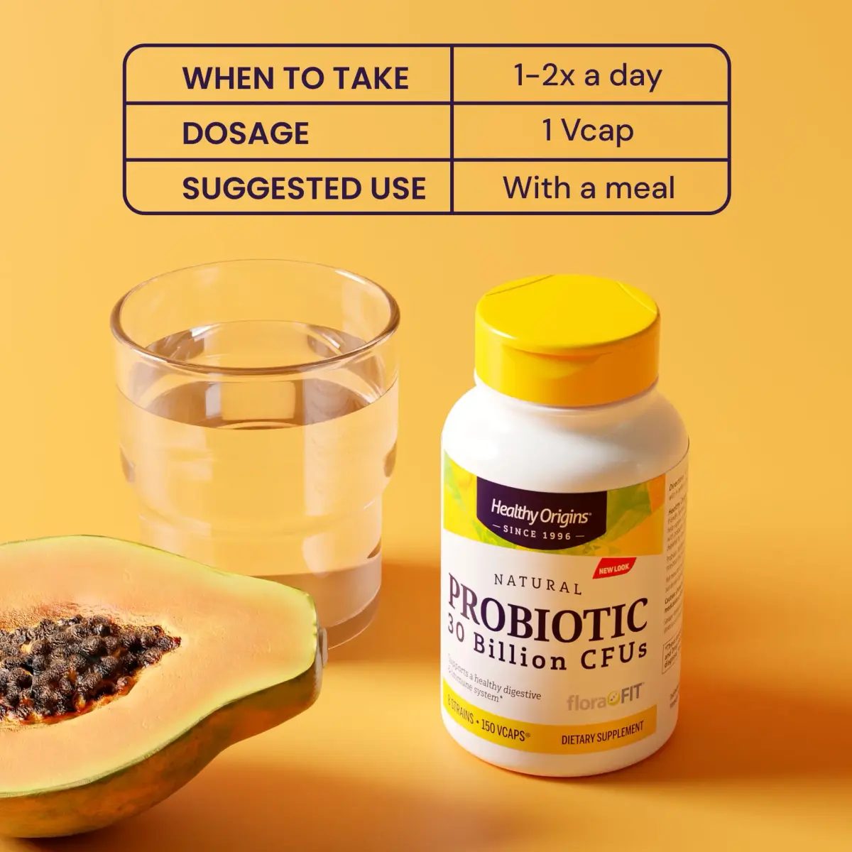 Healthy Origins Probiotic 30 Billion CFUs 60 Veggie Capsules | Supports Gut & Immune Health - view 5