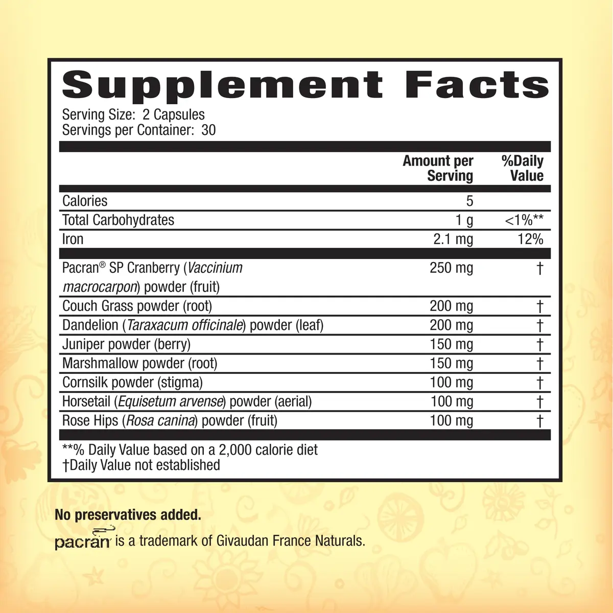 Nature's Secret Urinary Support Capsules 60 Count | Cranberry & Botanicals for Urinary Wellness - view 2