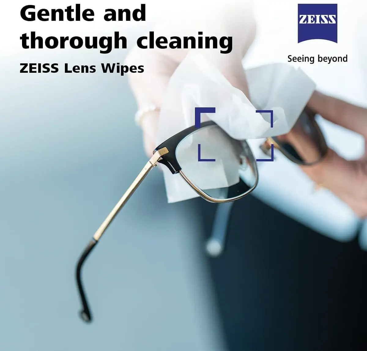 ZEISS Pre-Moistened Lens Cleaning Wipes 200 Count | Gentle & Safe for All Glasses - view 5