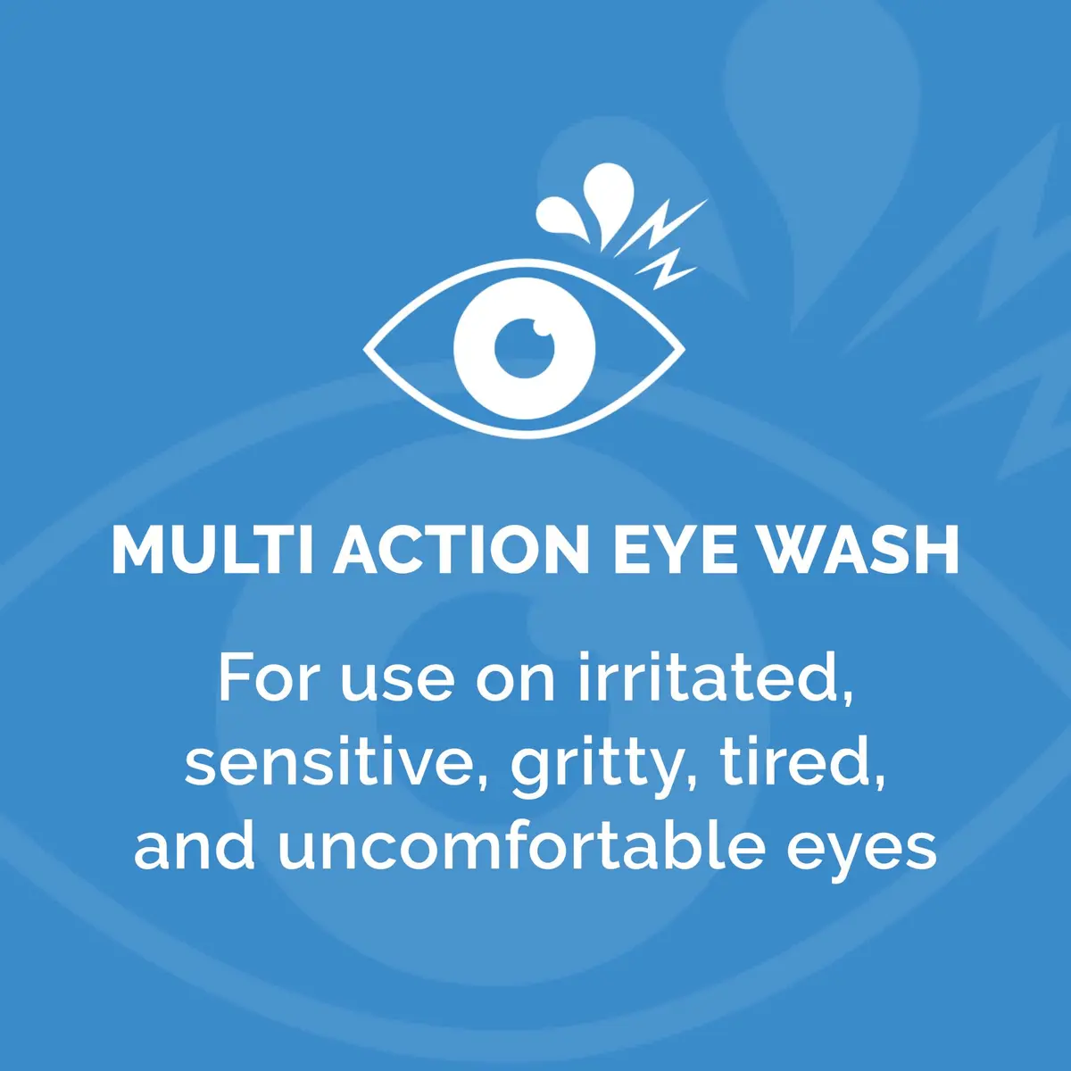Optrex Multi-action Eye Wash 100ml | Soothes & Cleanses Tired Eyes, Moisture Replenishing, Sensitive Formula - view 2