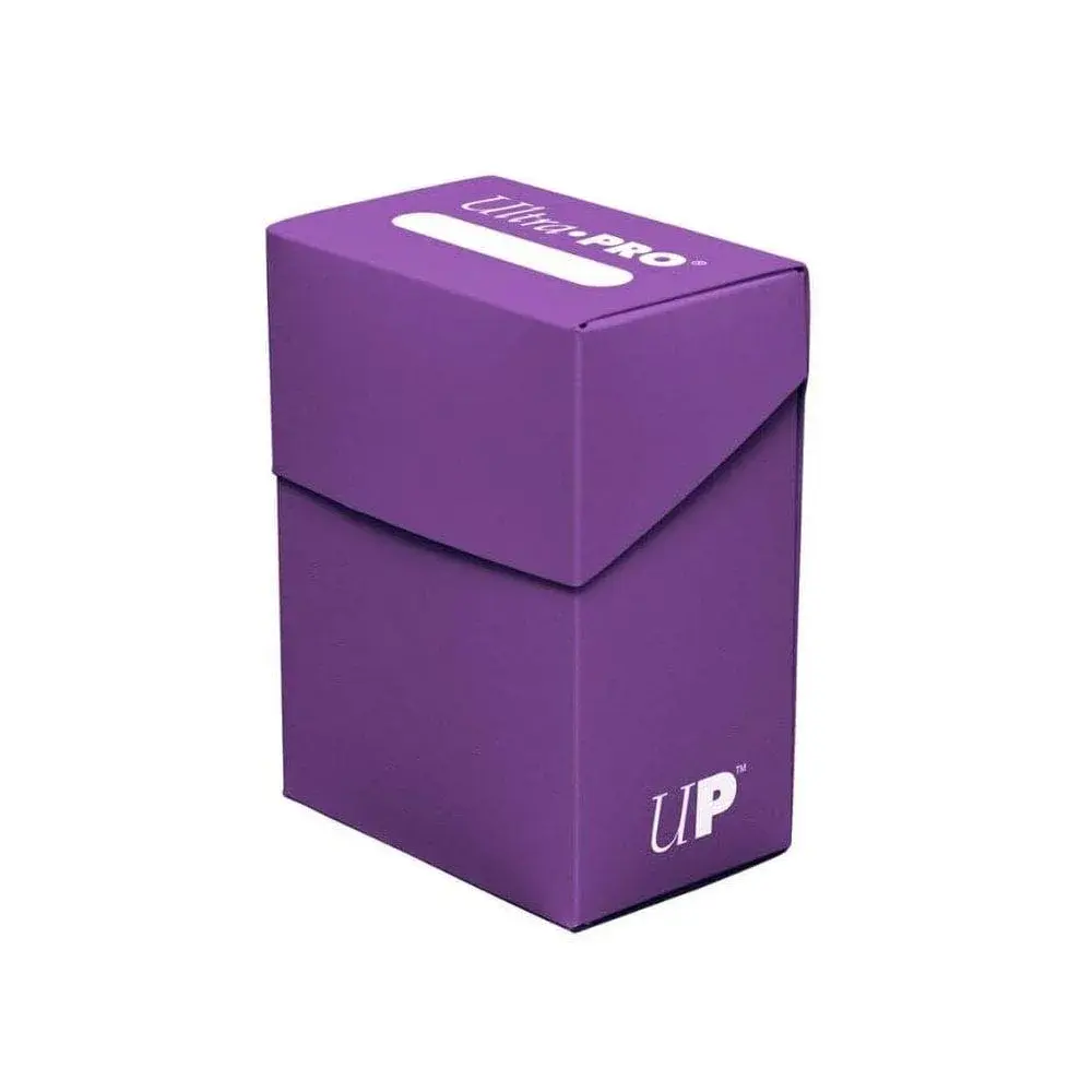 Ultra PRO Standard Deck Box, 80-Count, Purple | Archival-Safe Polypropylene - main product image