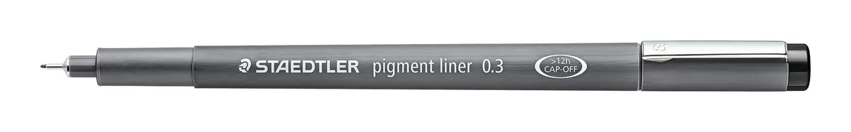 STAEDTLER Pigment Liner 0.3mm Fineliner Pen for Drawing, Drafting, Journaling | Durable, Lightfast, Waterproof - view 4