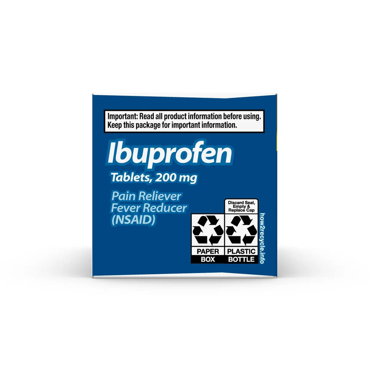 GoodSense Ibuprofen 200 mg Coated Tablets | Powerful Pain & Fever Relief for Adults & Children 12+ - view 7