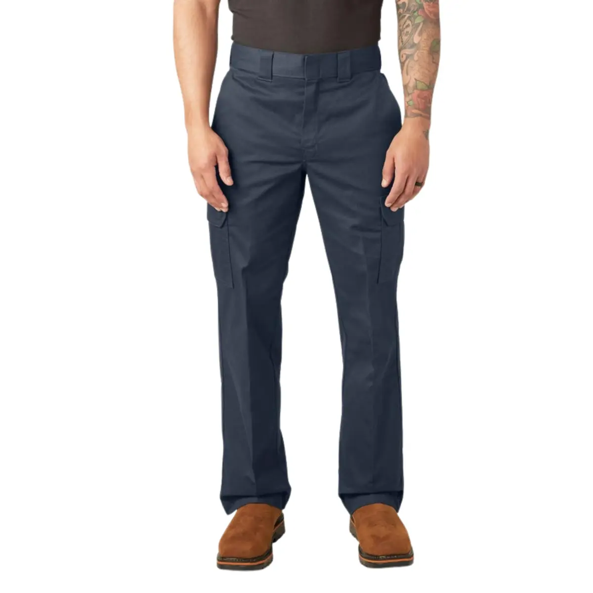 Dickies Relaxed Straight Leg Cargo Work Pant 34W x 32L | Heavy-Duty Twill, All-Day Comfort — Dark Navy V1 / 44W x 30L - main product image