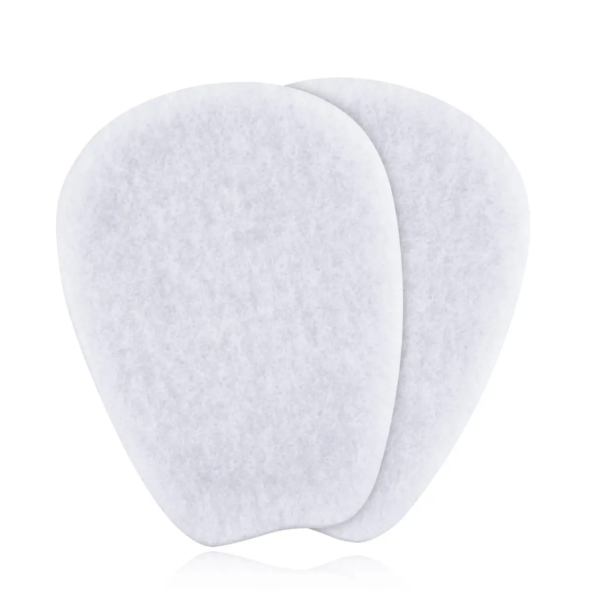 Liams Shoppe Large Felt Shoe Tongue Pads Cushion Inserts for Comfort (3 Pairs, 6 Pads) - main product image