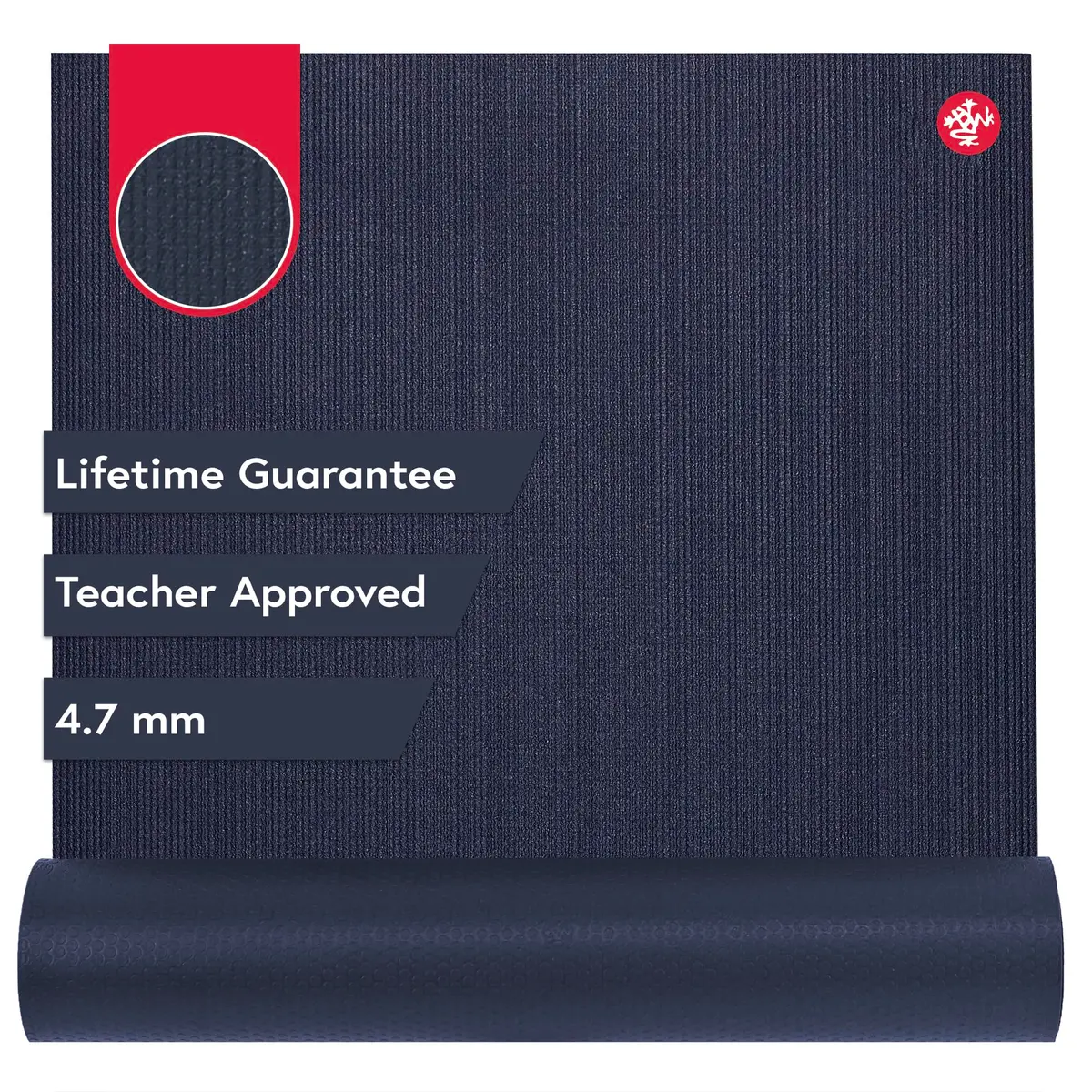 Manduka PROlite Yoga Mat Midnight 71 x 24 in, 4.7mm | Supportive, Lightweight, OEKO-TEX Certified - main product image