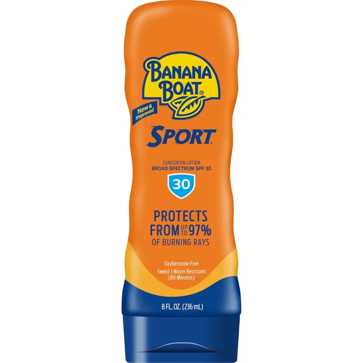 Banana Boat Sport SPF 30 Sunscreen Lotion 237ml (8 Fl Oz) | Sweat & Water Resistant 80 Min - main product image