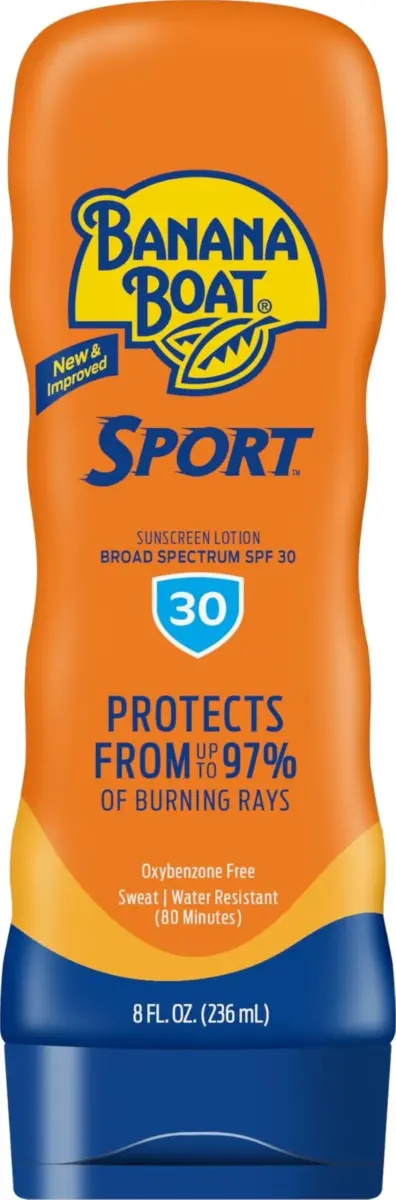 Banana Boat Sport SPF 30 Sunscreen Lotion 237ml (8 Fl Oz) | Sweat & Water Resistant 80 Min - main product image