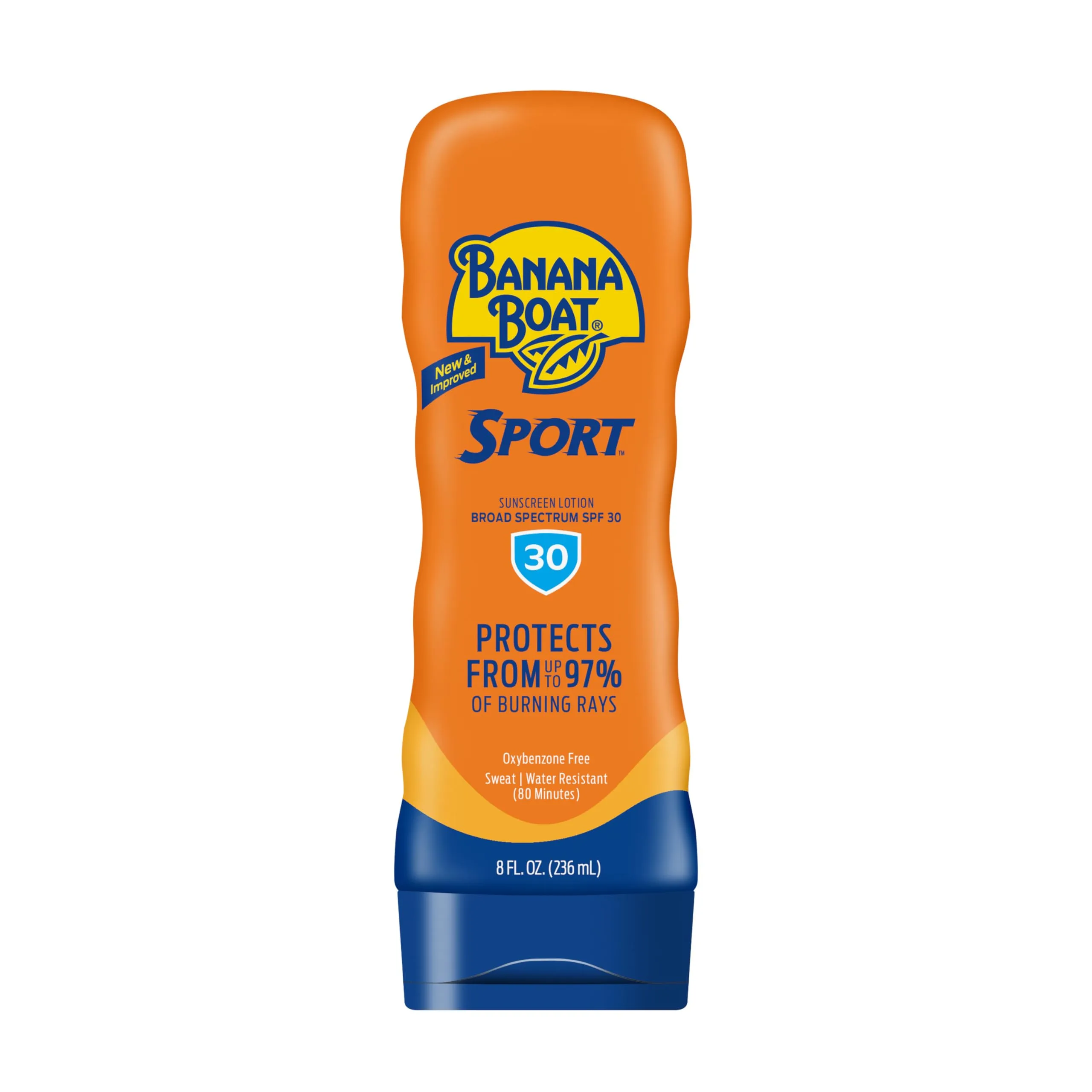 Banana Boat Sport Ultra SPF 30 Sunscreen Lotion 8 Fl Oz | Sweat & Water Resistant Sun Care - main product image
