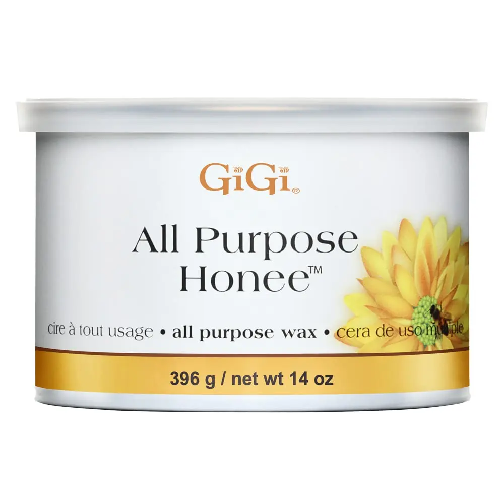 GIGI All Purpose Honee Soft Wax for Hair Removal 14 oz | Honey-Infused Formula for Gentle, Long-Lasting Hair-Free Skin - main product image