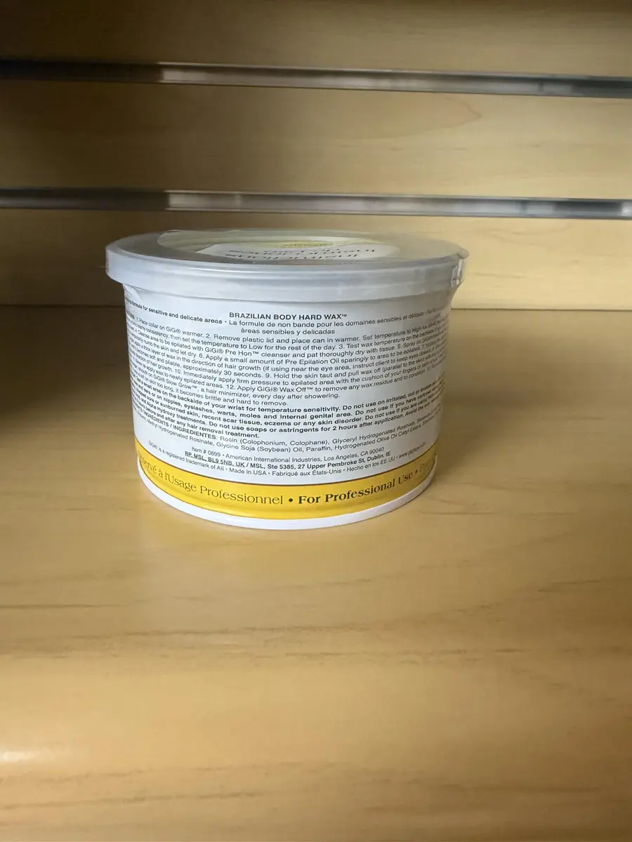 GiGi Brazilian Body Hard Wax for Hair Removal 396g (14 oz) | Non-Strip Wax for Coarse Hair - view 7