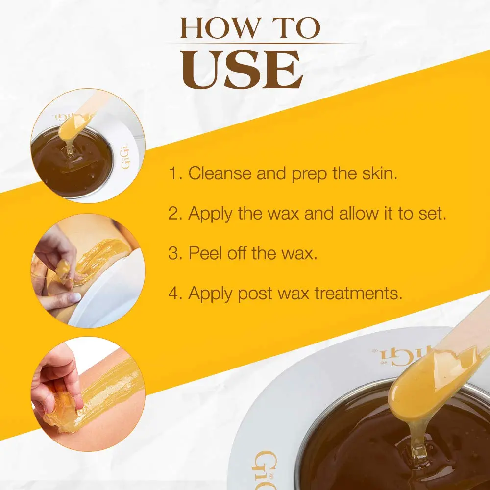 GiGi Brazilian Body Hard Wax for Hair Removal 396g (14 oz) | Non-Strip Wax for Coarse Hair - view 2