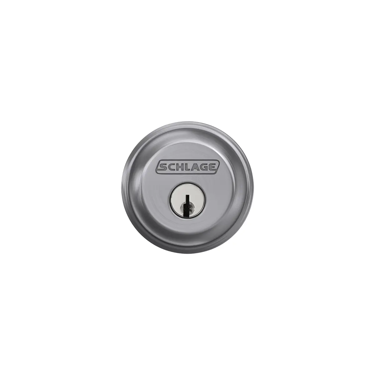SCHLAGE Single Cylinder Front Door Deadbolt Satin Chrome | Highest Security Grade 1 - view 6