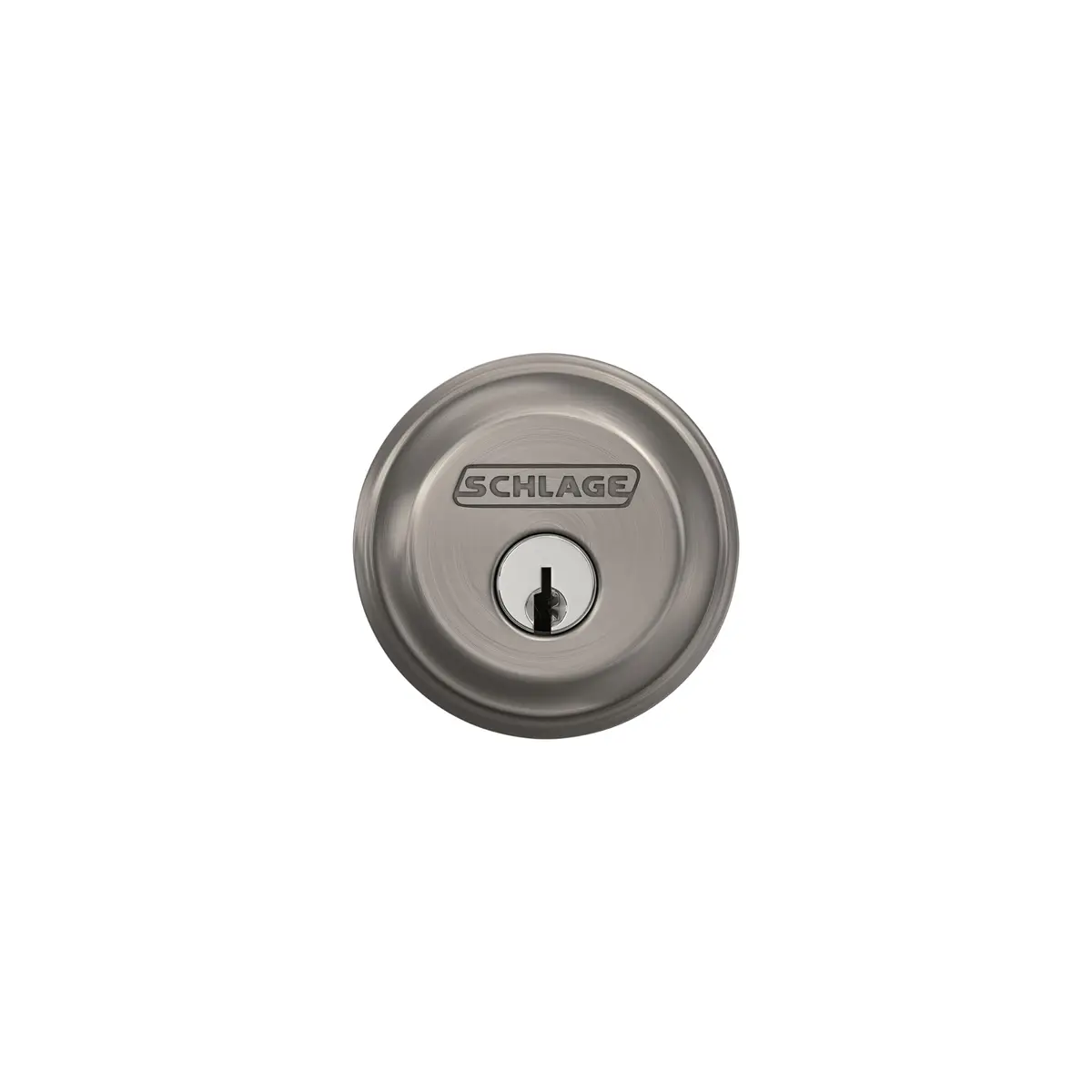 Schlage Single Cylinder Deadbolt Satin Nickel | Highest Security Grade 1/AAA Certified - view 6
