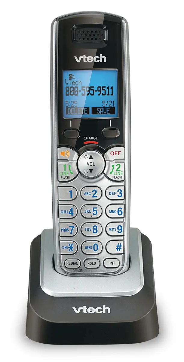 VTech Accessory Handset for DS6151 Series | Cordless, DECT 6.0, Clear Audio, Expandable up to 12 Handsets - main product image