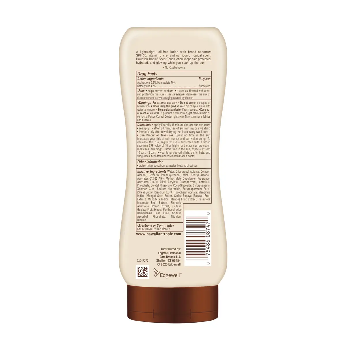 Hawaiian Tropic Sheer Touch Lotion Sunscreen SPF 30, Moisturizing Broad-Spectrum Protection, 237ml (8 Fl Oz) | Island Botanical Suncare - view 7