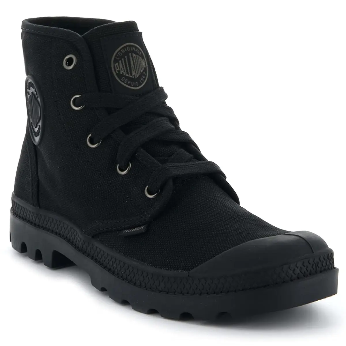 Palladium Pampa Hi Canvas Combat Ankle Boots 8 M | Lightweight, Vegan, City-Ready - view 5