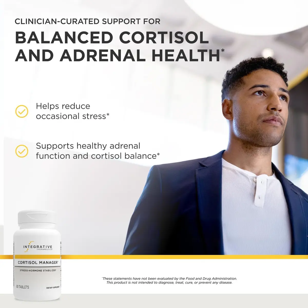 Integrative Therapeutics Cortisol Manager 90 Tablets | Stress Support & Relaxation - view 2