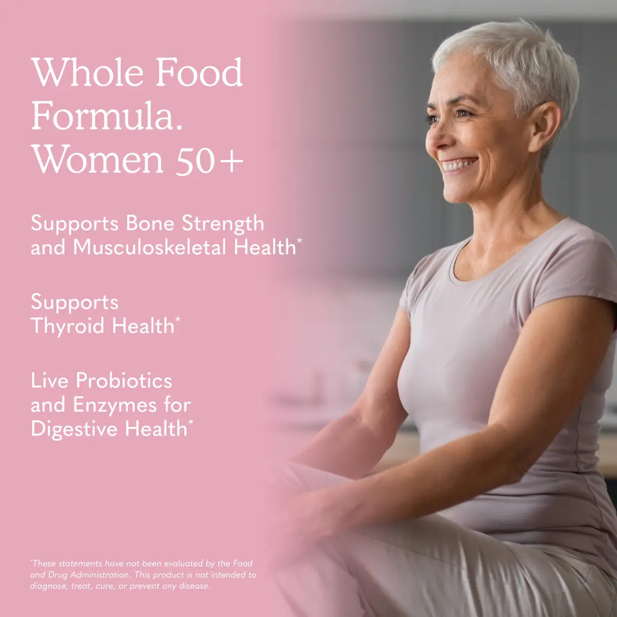 Garden of Life Vitamin Code Women 50 & Wiser Multivitamin 240 Capsules | Whole Food, Non-GMO, Gluten-Free for Women Over 50 - view 4
