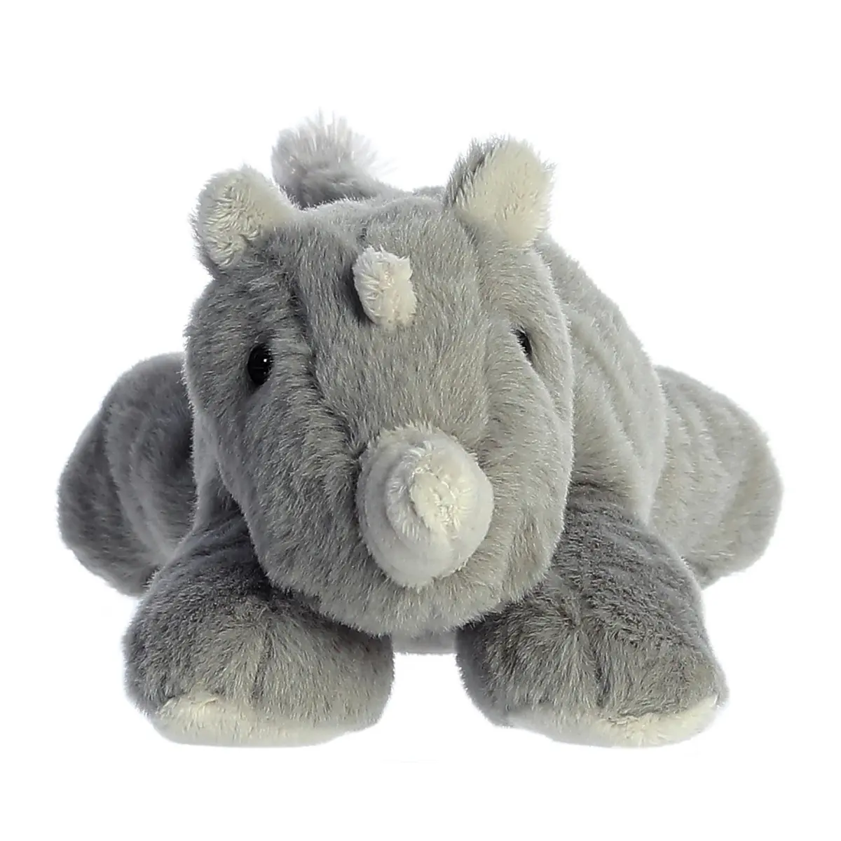 Aurora Adorable Mini Flopsie Rhino Stuffed Animal 20.3cm (8 Inches) | Soft Cuddly Toy for Kids - view 2