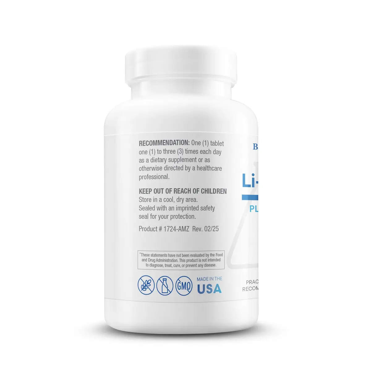 BIOTICS RESEARCH Li Zyme Forte Plant-sourced Lithium Supplement 100 Tablets | Supports Brain & Mood - view 3