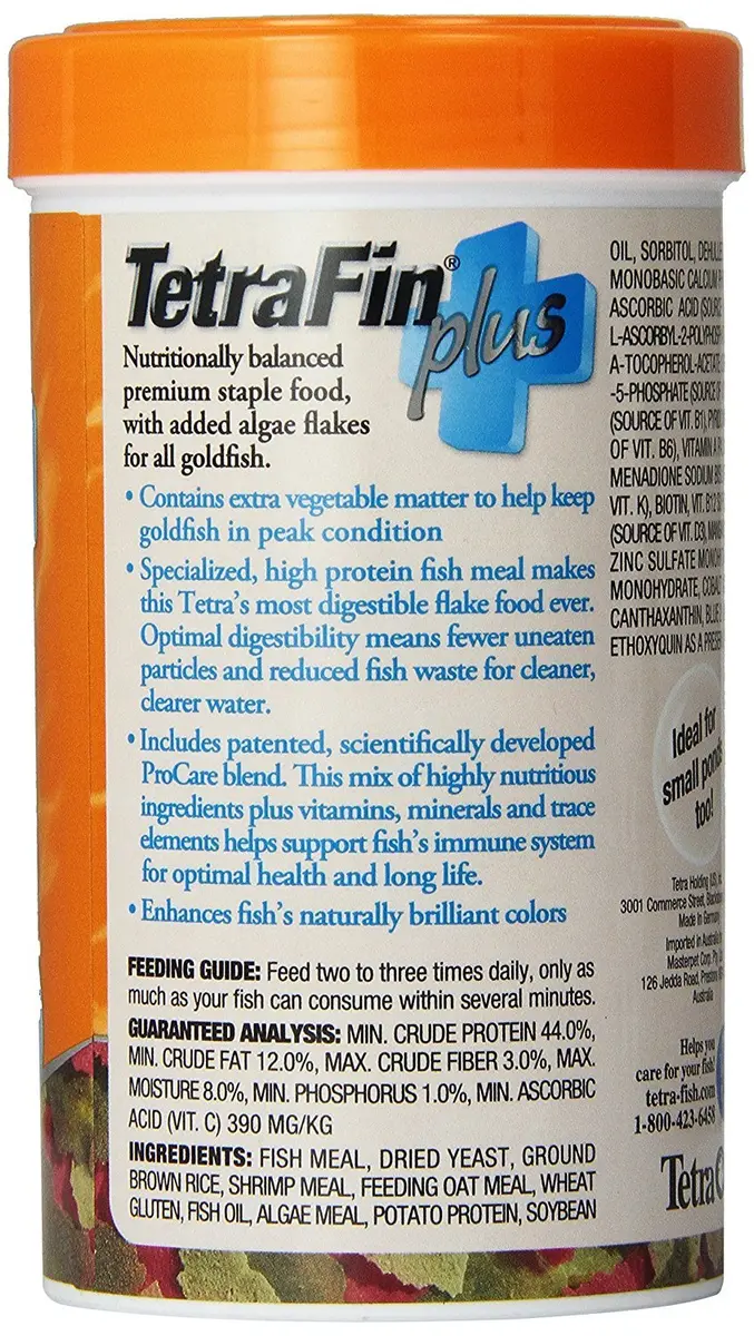 Tetra TetraFin Plus Goldfish Flakes Fish Food with Algae, 2.2 oz | Supports Color & Digestibility - view 2