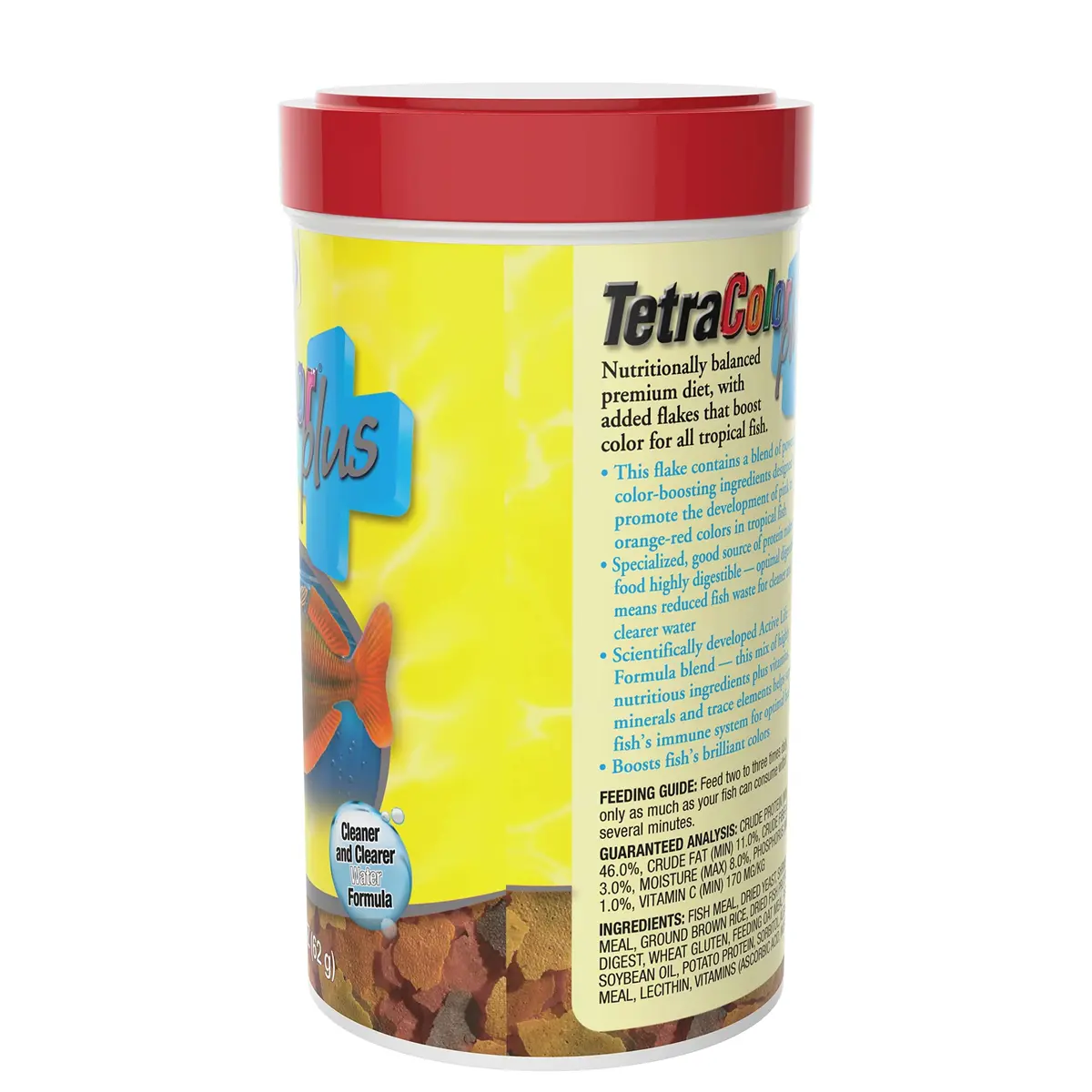 Tetra TetraColor Plus Tropical Fish Food Flakes 2.2 oz | Color-Boosting, Digestible, Balanced Nutrition - view 5