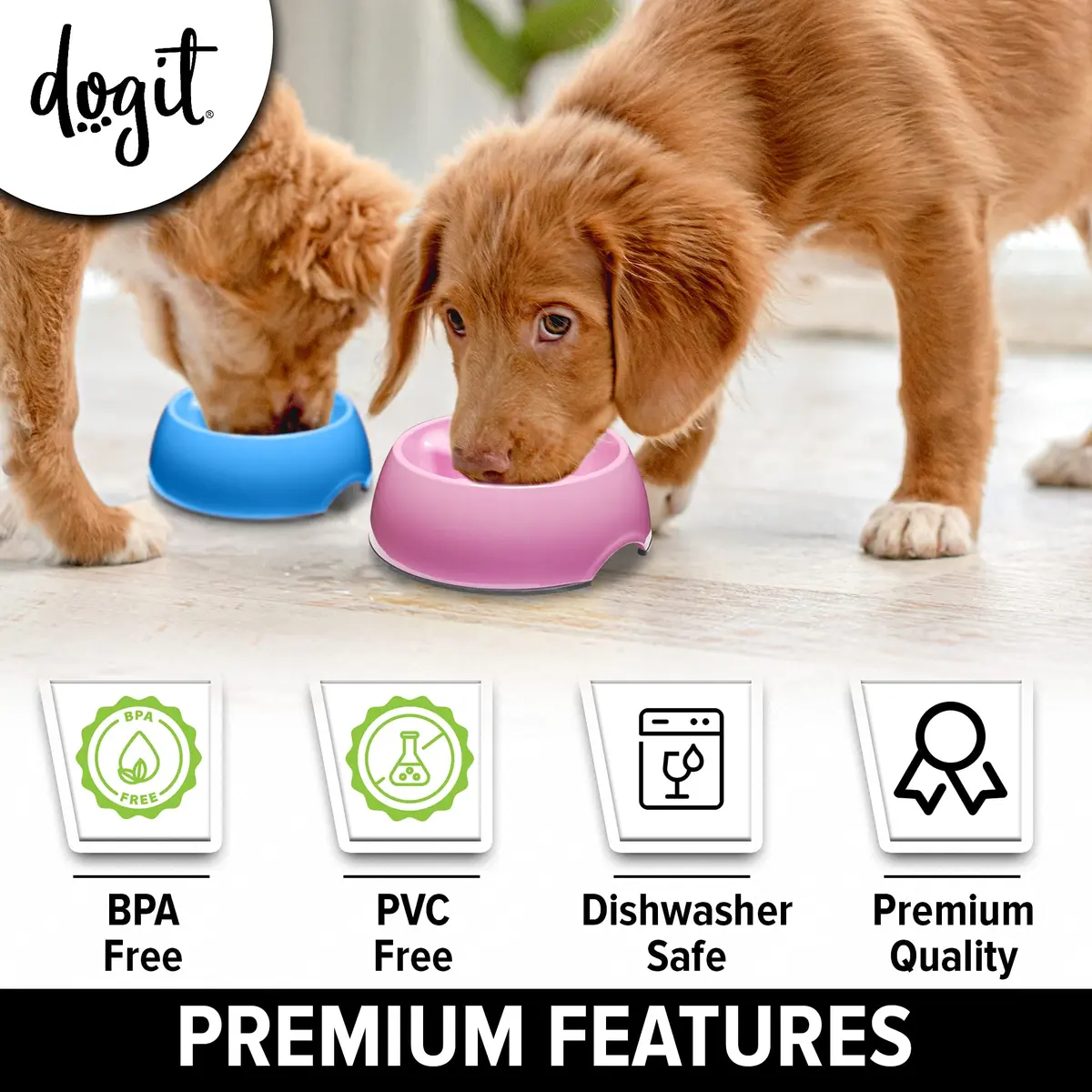 Dogit Dog Bowl Slow Feeder Pink XS | Promotes Healthy Eating & Digestion - view 5