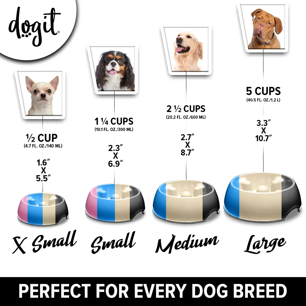 Dogit Dog Bowl Slow Feeder Pink XS | Promotes Healthy Eating & Digestion - view 7