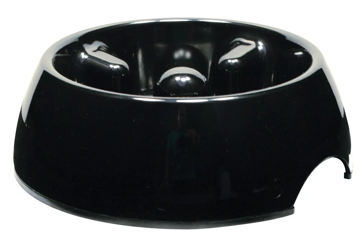 Dogit Go Slow Anti Gulping Dog Bowl Small | Reduces Bloat & Supports Digestion - main product image