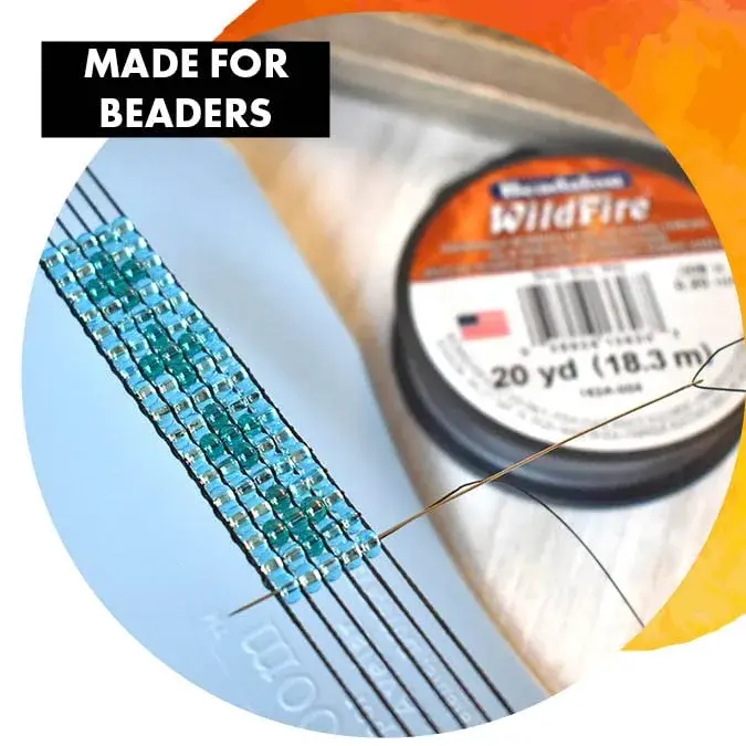 Beadalon Wildfire Stringing Thread .006" (0.15mm) X 50 Yards (45.8m) Black | Strong, Zero-Stretch Beading Cord - view 5