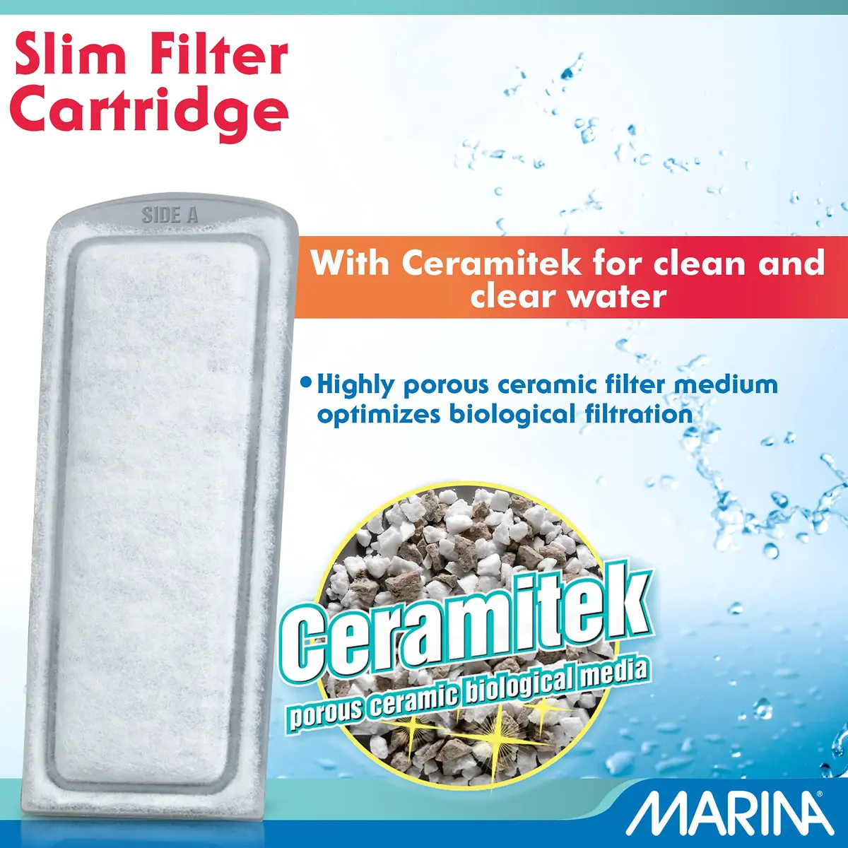 Marina Bio-Clear Ceramic Cartridge 3 Pack | Ideal for Goldfish & Aquarium Filtration - view 4