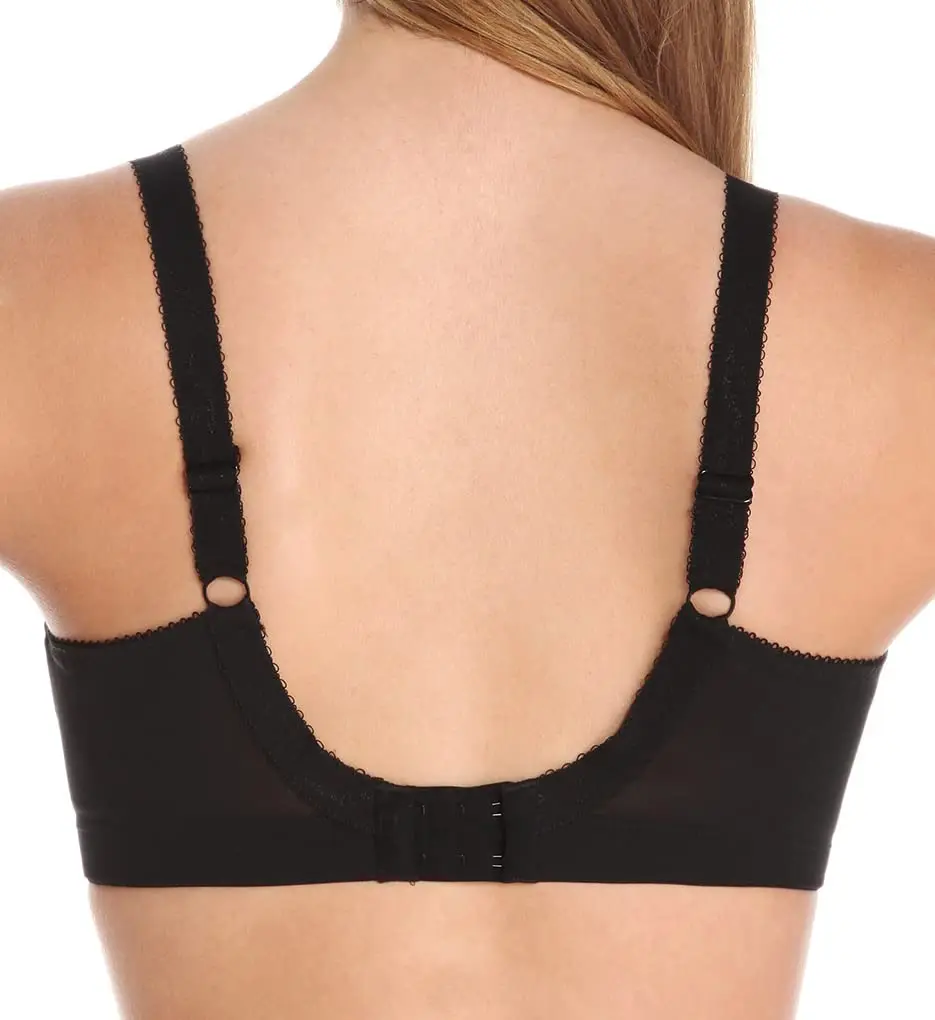 GODDESS Keira Non-Wired Comfort Bra | Soft Cup, Supportive Fit, Sheer Top, Fawn, 36DDD - view 4
