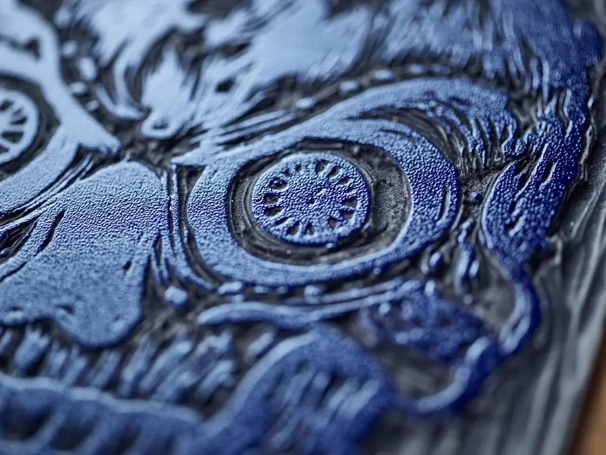 Speedball Relief Ink Ultramarine Blue 5 fl oz | Oil-Based, Water-Miscible, Professional Quality - view 4