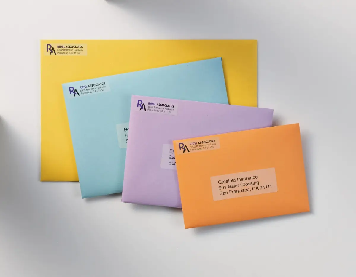 Avery Matte Clear Return Address Labels 0.5" x 1.75" (800 Labels) | Sure Feed Technology - view 6