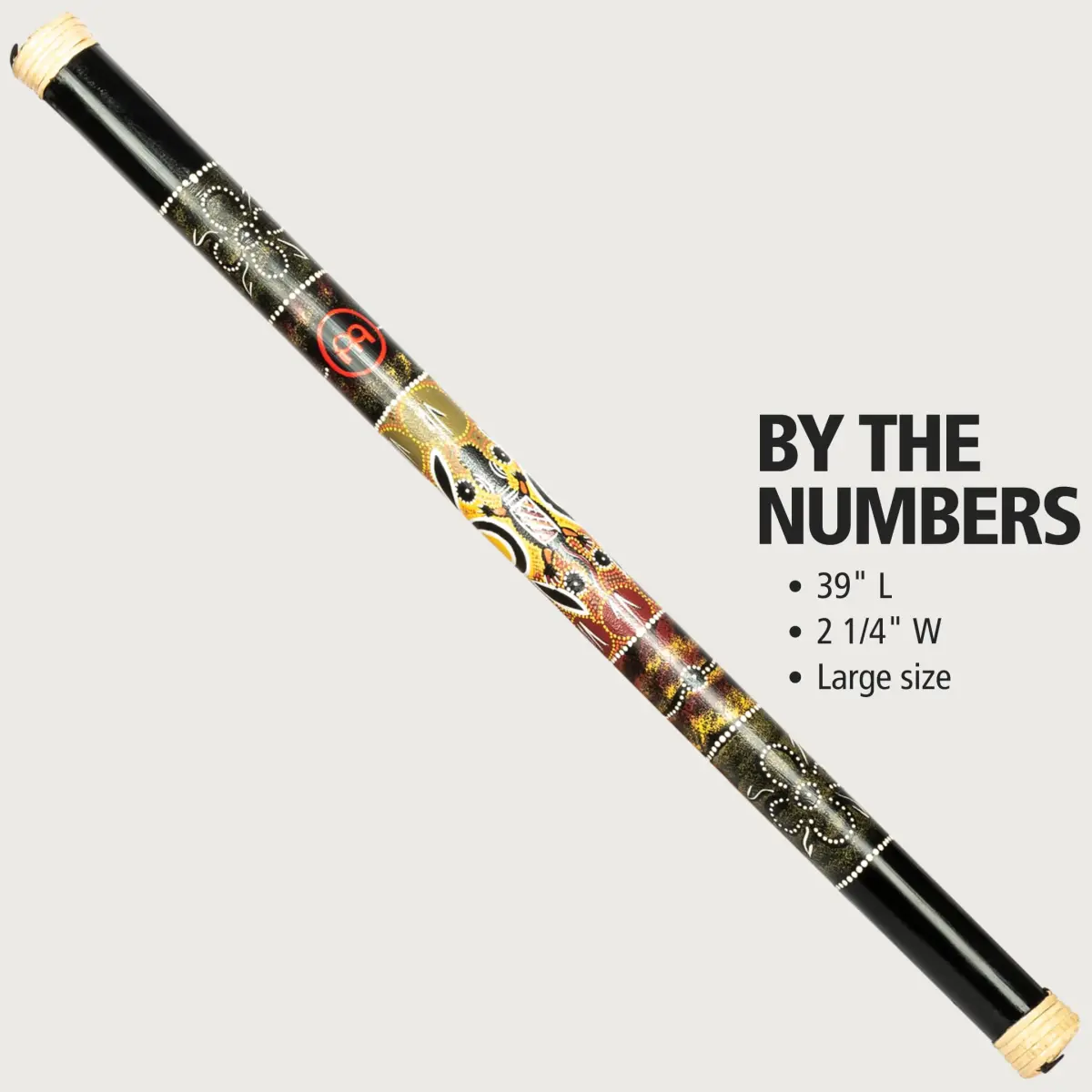 Meinl Percussion Large Bamboo Rainstick, Black 99 cm (39") | Authentic Sound for Meditation & Yoga - view 5