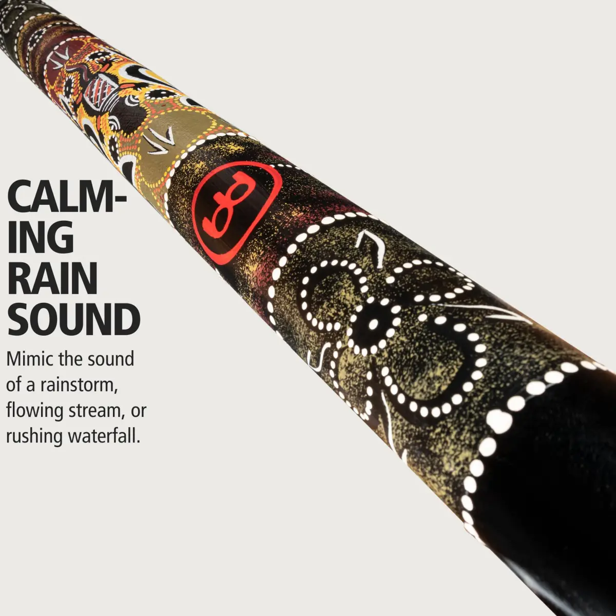 Meinl Percussion Large Bamboo Rainstick, Black 99 cm (39") | Authentic Sound for Meditation & Yoga - view 2