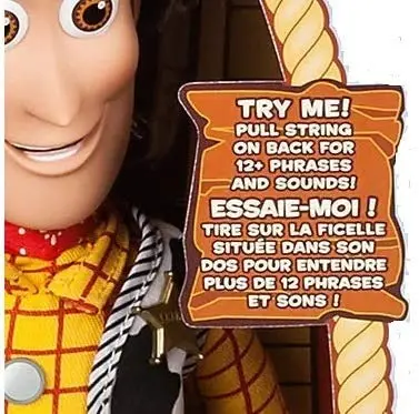 Disney Toy Story 16" Talking Woody Doll | Pull-String Cowboy Toy for Kids 3+ - view 6