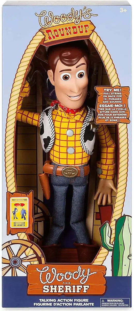 Disney Toy Story 16" Talking Woody Doll | Pull-String Cowboy Toy for Kids 3+ - view 4