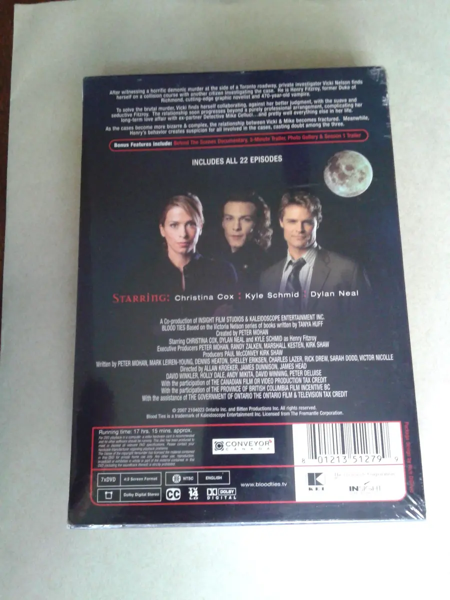 UNIVERSAL MUSIC GROUP Blood Ties The Complete Series | Factory Sealed DVD, Full Screen, NTSC, 7 Discs (84 Min) - view 2