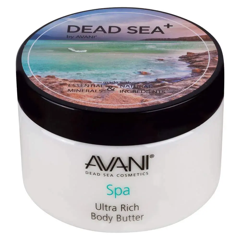 Avani Ultra Rich Body Butter Pear/Apple Fragrance 250ml (8.5 Fl Oz) | Dead Sea Minerals & Shea Butter for All Skin Types - main product image