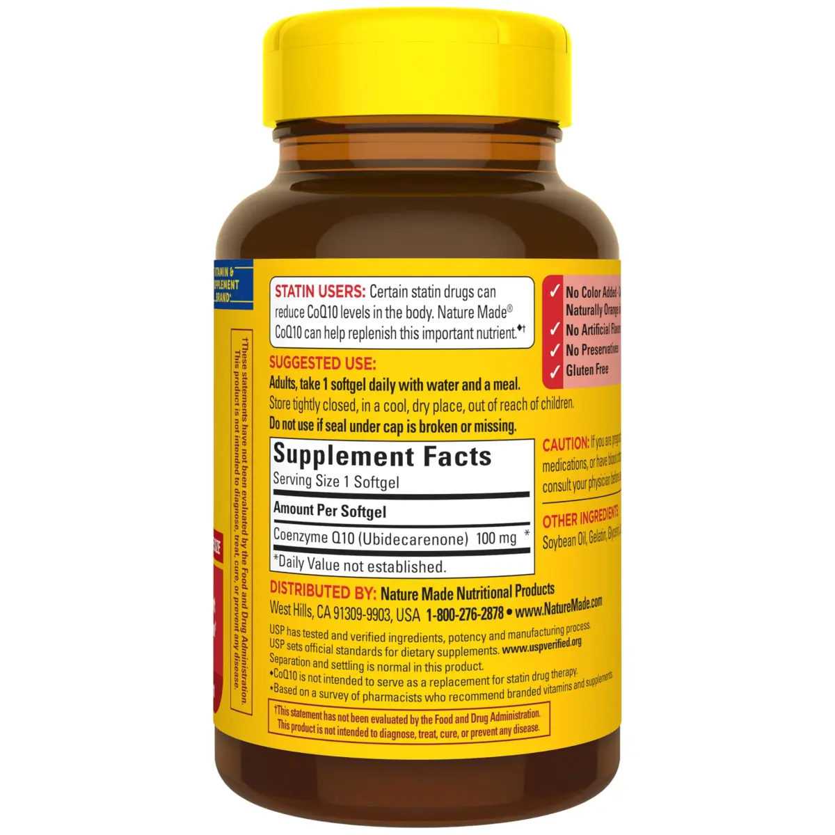 Nature Made CoQ10 100mg Softgels | 72 Count (2.5 oz) | Heart Health & Antioxidant Support - view 8