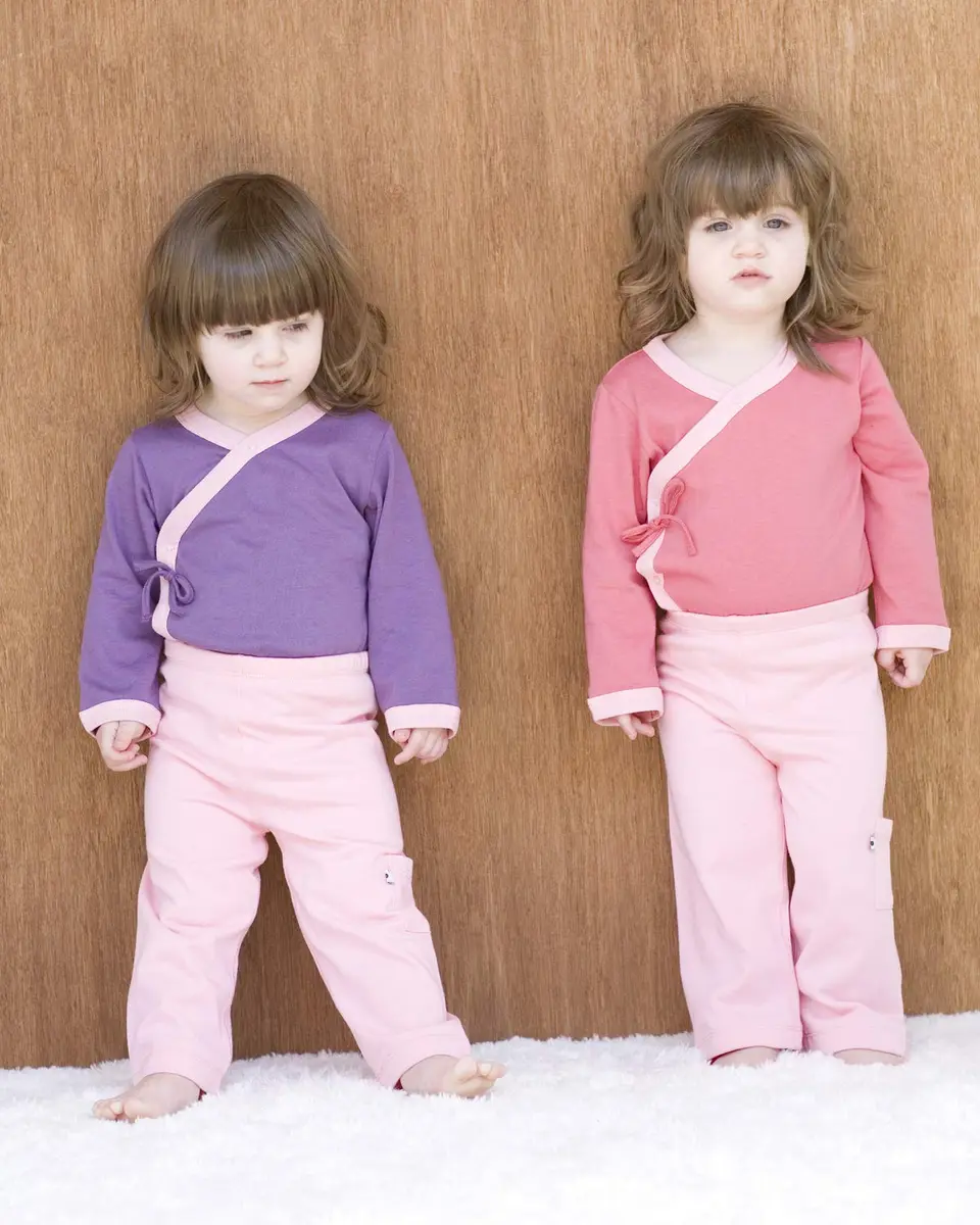 Babysoy Baby Girls' Soft Cozy Pants - Petal - 0-3 Months | Ultra-Soft Recycled Fabric for Sensitive Skin - view 2