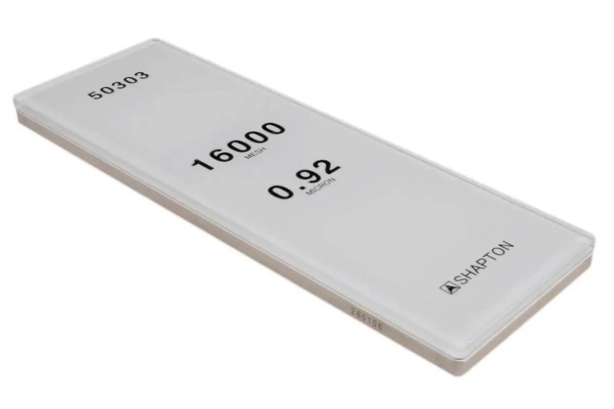 Shapton GlassStone 16000 Grit Water Stone 203mm x 70mm (8.27" x 2.76") | Ultra Fine Ceramic Knife Sharpener - view 4