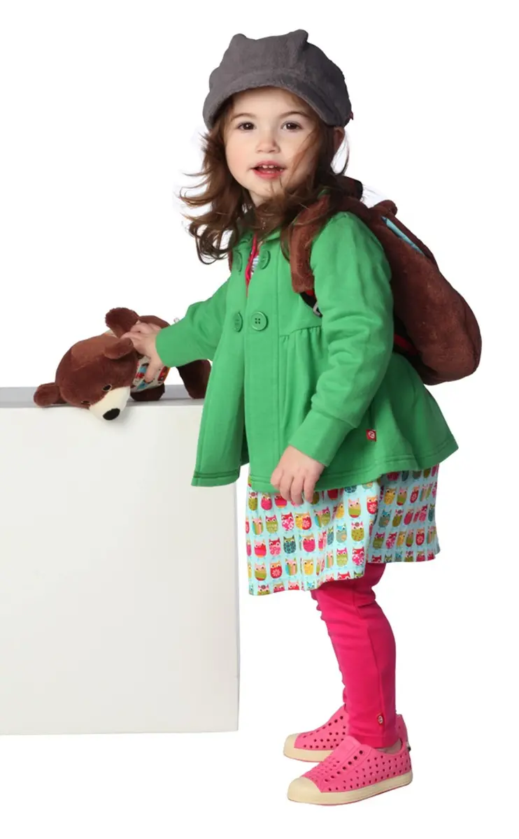 Zutano Terry Bodice Jacket, Mandarin, 12 Months | Lightweight & Warm Year-Round - view 2