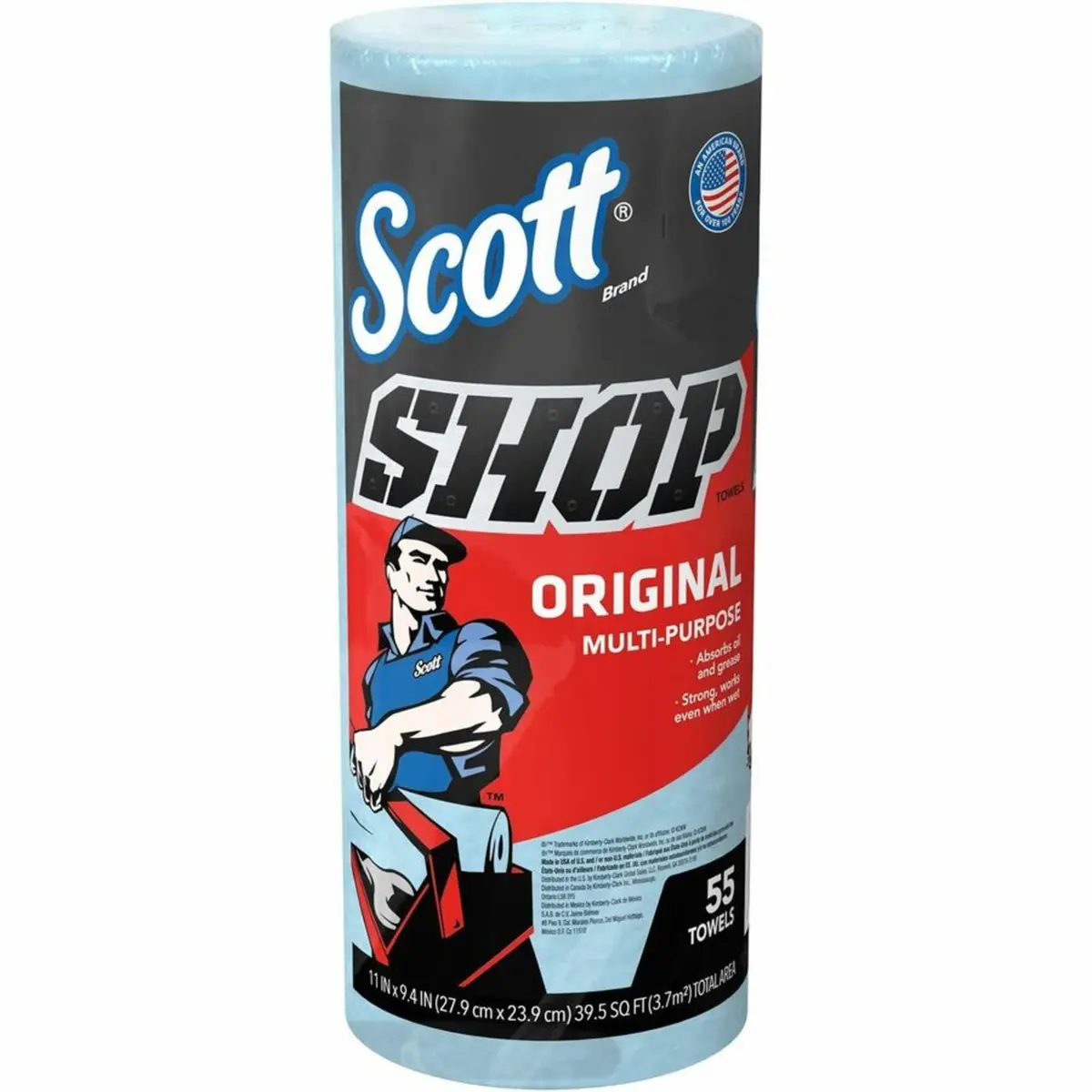 Scott Shop Towels Original Blue 660 Towels (12 Rolls, 55 Sheets/Roll) | High Absorbent & Durable Paper Towels - view 7