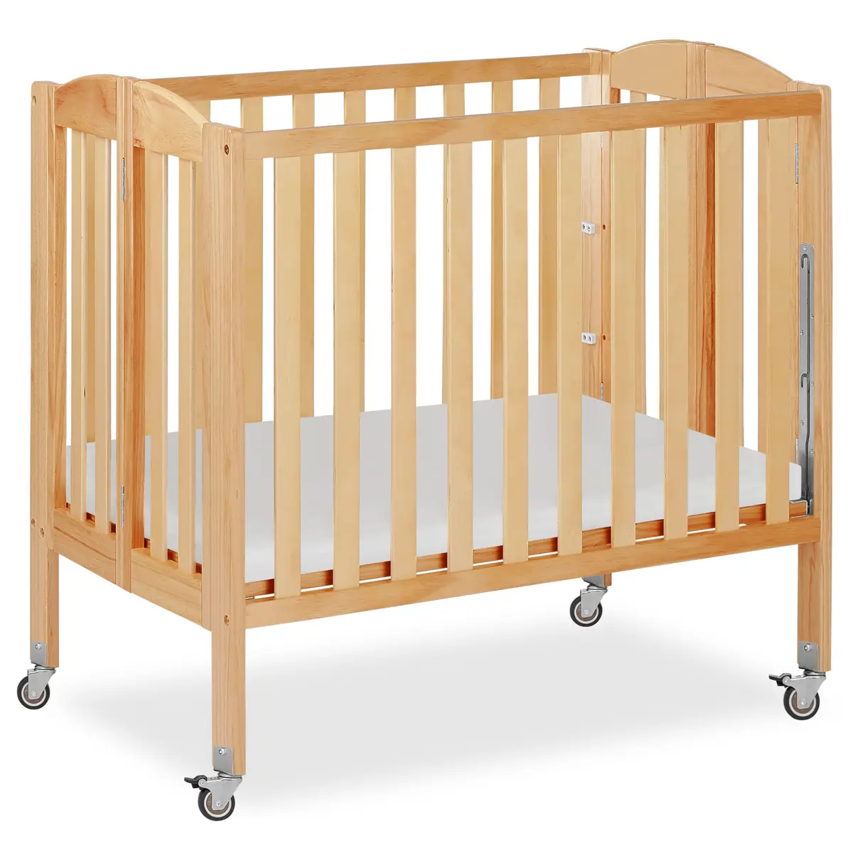 Dream On Me 3-in-1 Portable Folding Crib in Natural | Safe, Stylish & GREENGUARD Gold Certified - main product image