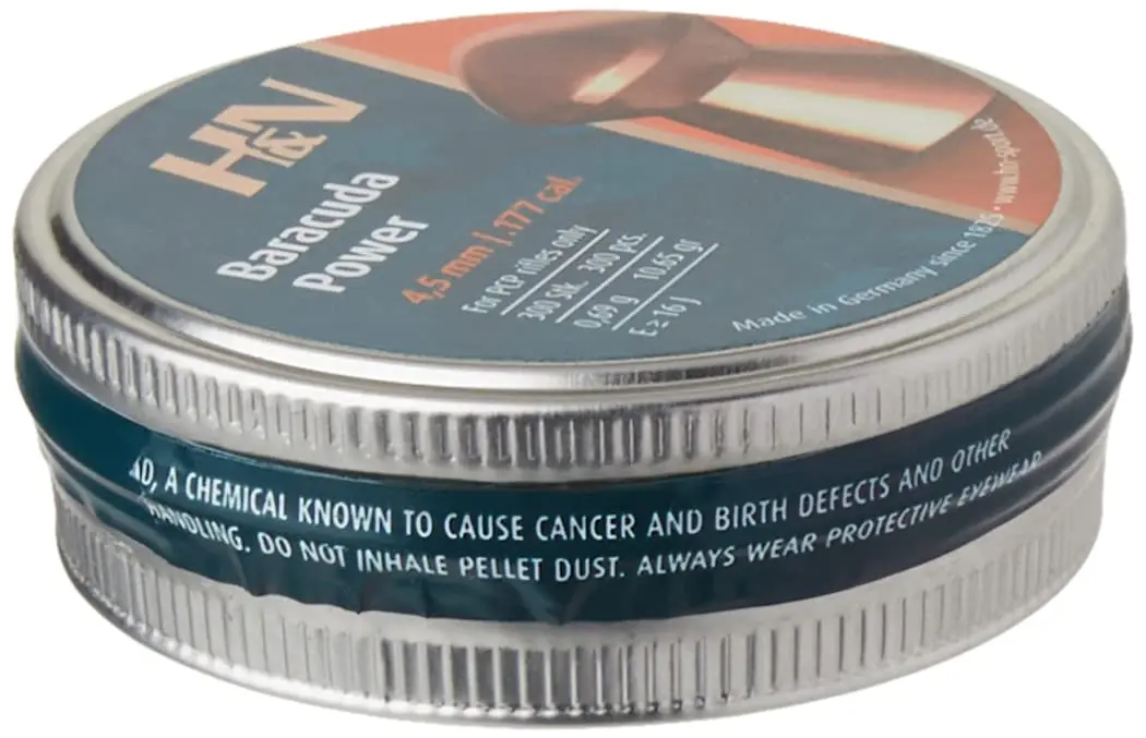 H&N Sport Baracuda Power Domed Airgun Pellets .177 Caliber 10.65 Grains | Heavyweight for Hunting & Target - view 3