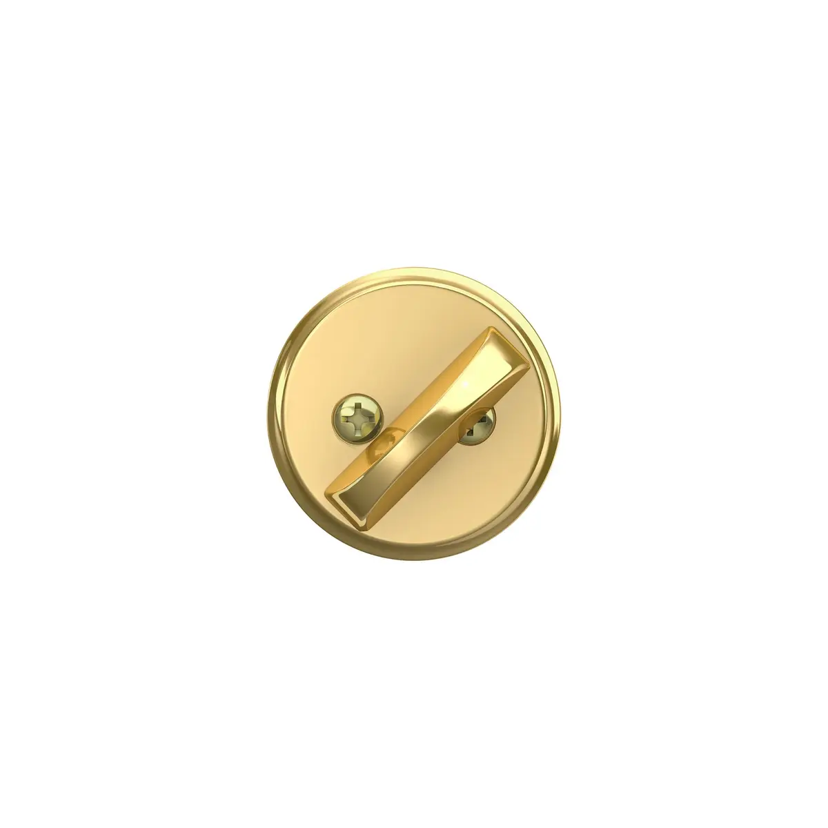 Schlage Deadbolt B80 605 Bright Brass | Highest Security Residential Lock - view 2